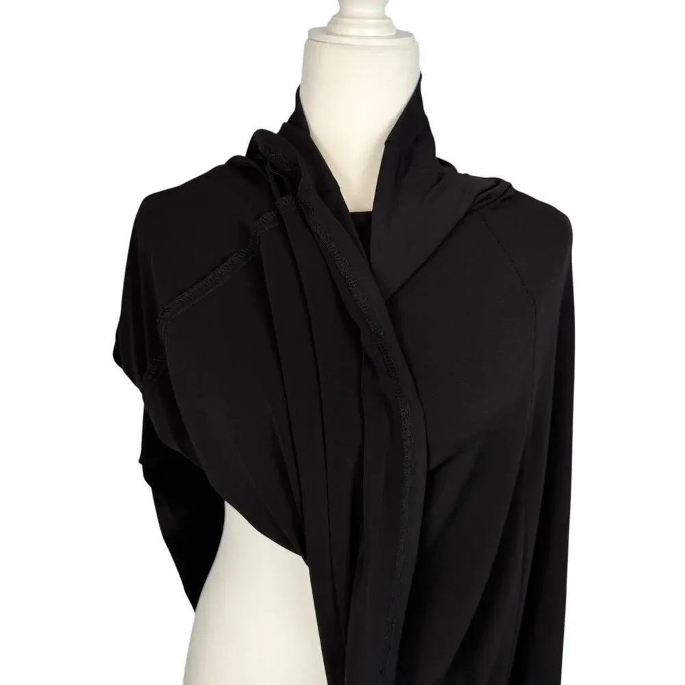 BABY'O Nursing Cover Cape Black OS Modest Baby New Mom Shower Gift Made in USA